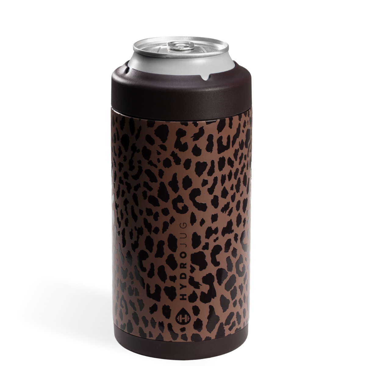 Brown Leopard Can Cooler 16oz
