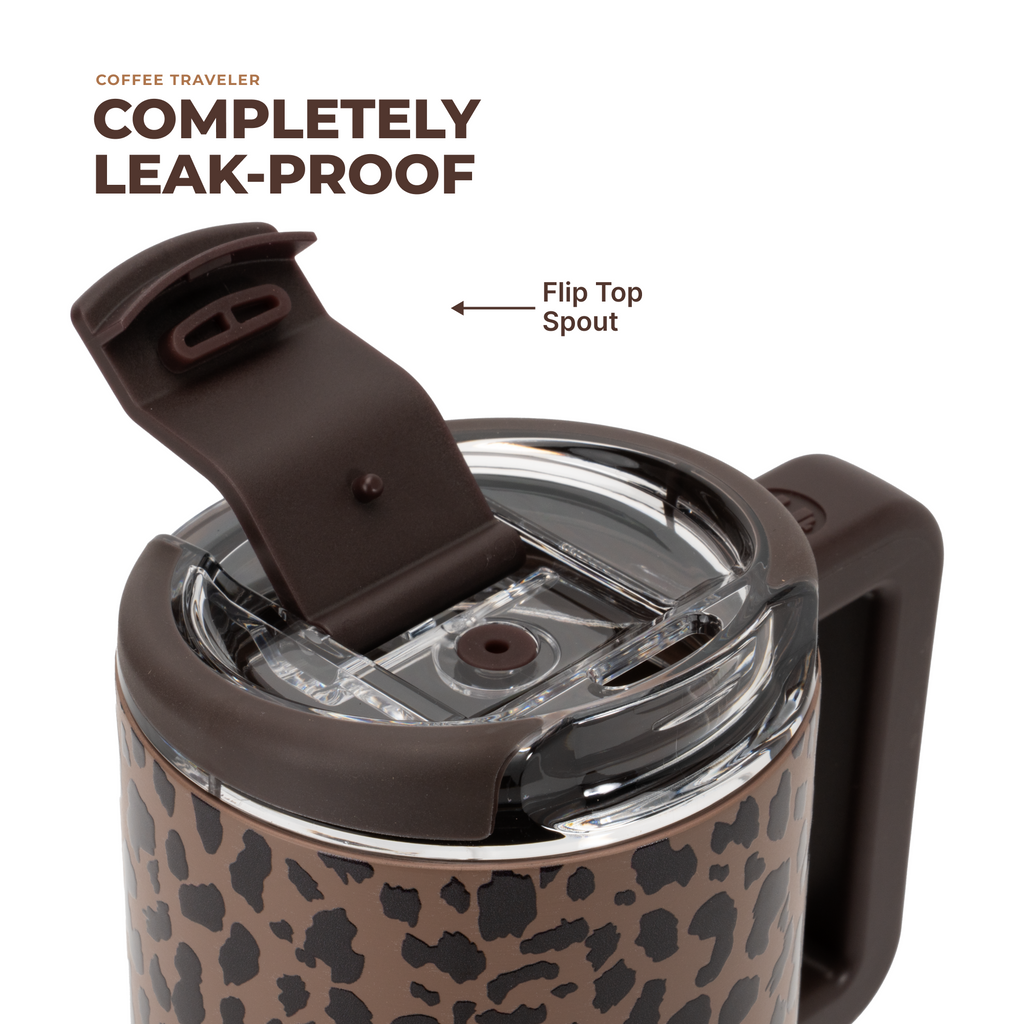 Coffee Traveler - Brown Leopard - image 4