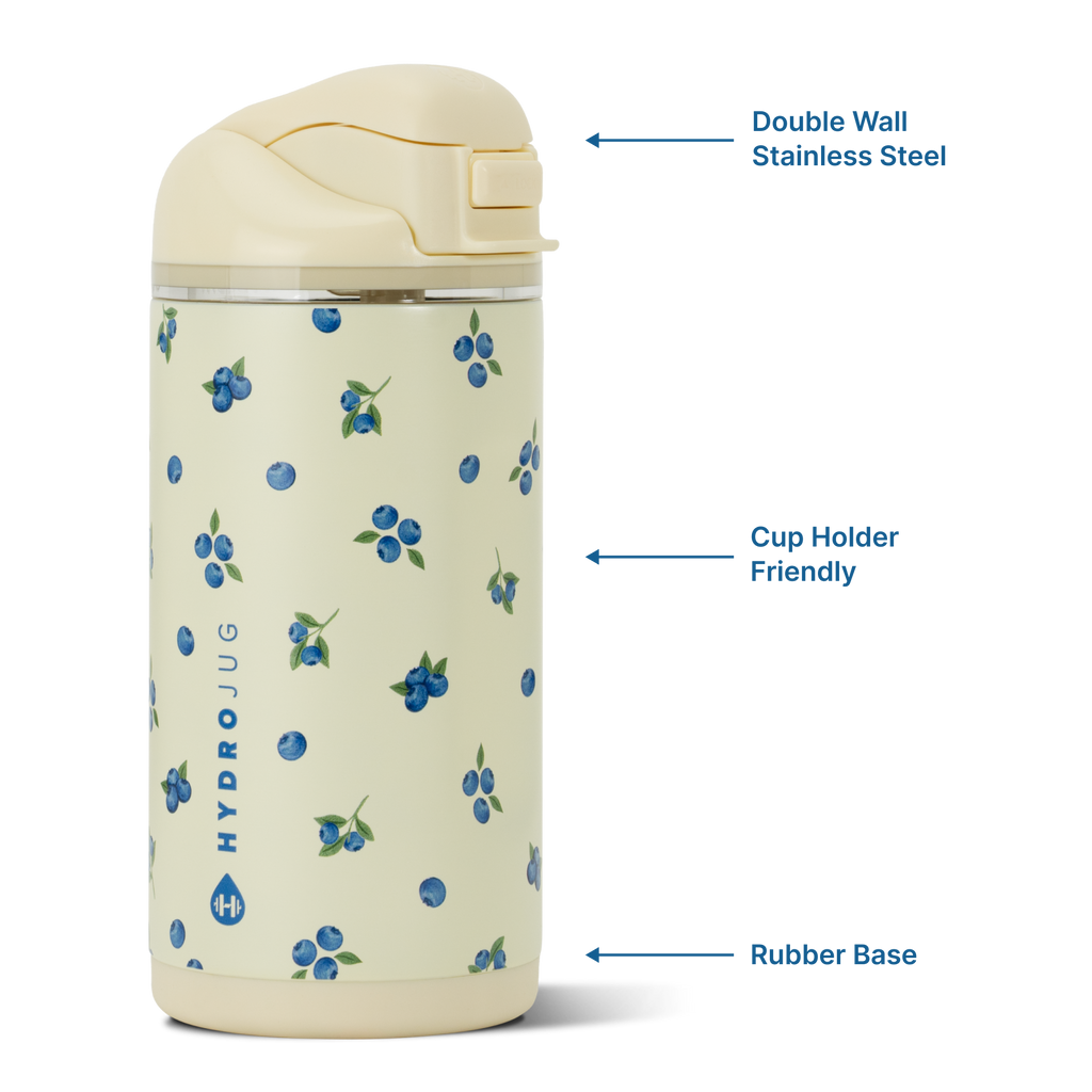 Freshly Pick'd 14oz Ease2o Features: Locking Lid, Stainless Steel, Rubber Base
