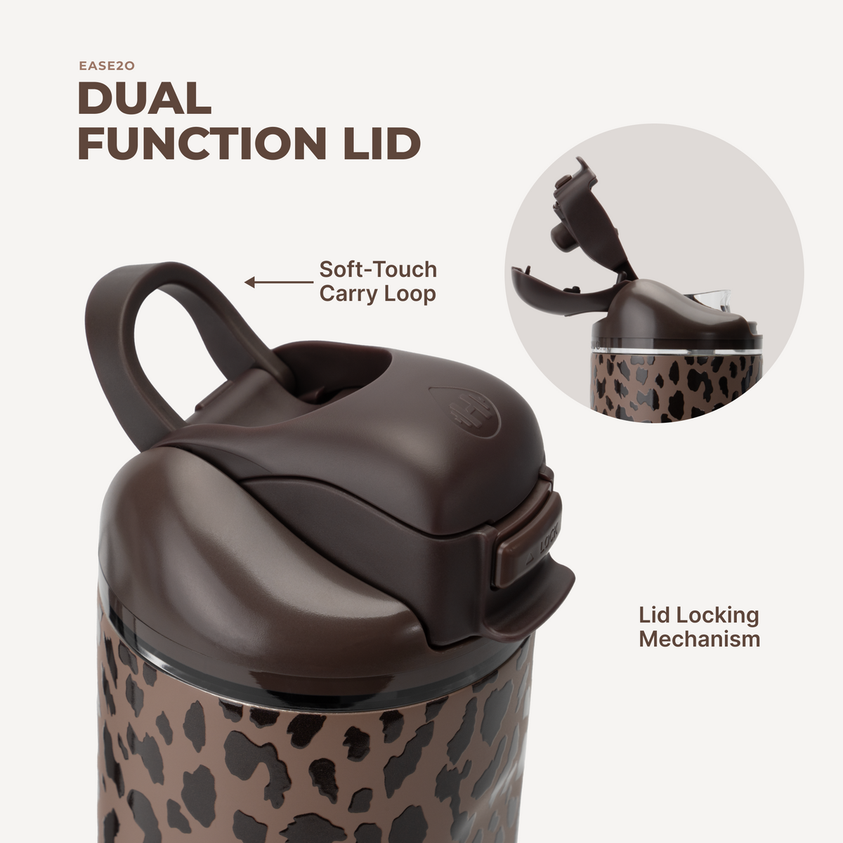 Ease2o (24oz) - Brown Leopard - image 4