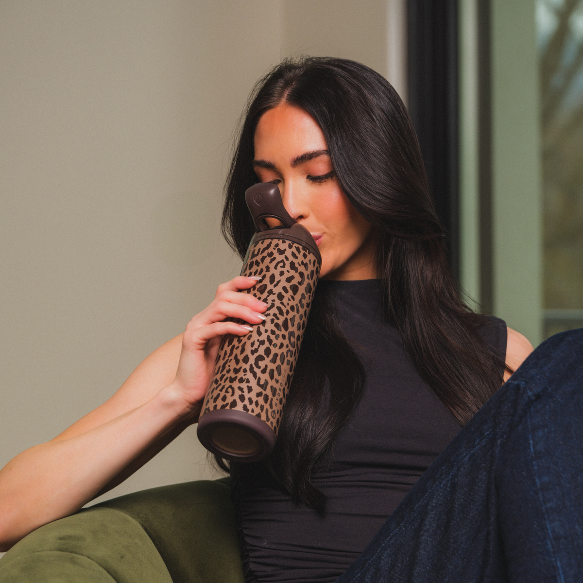 Ease2o (24oz) - Brown Leopard - image 2