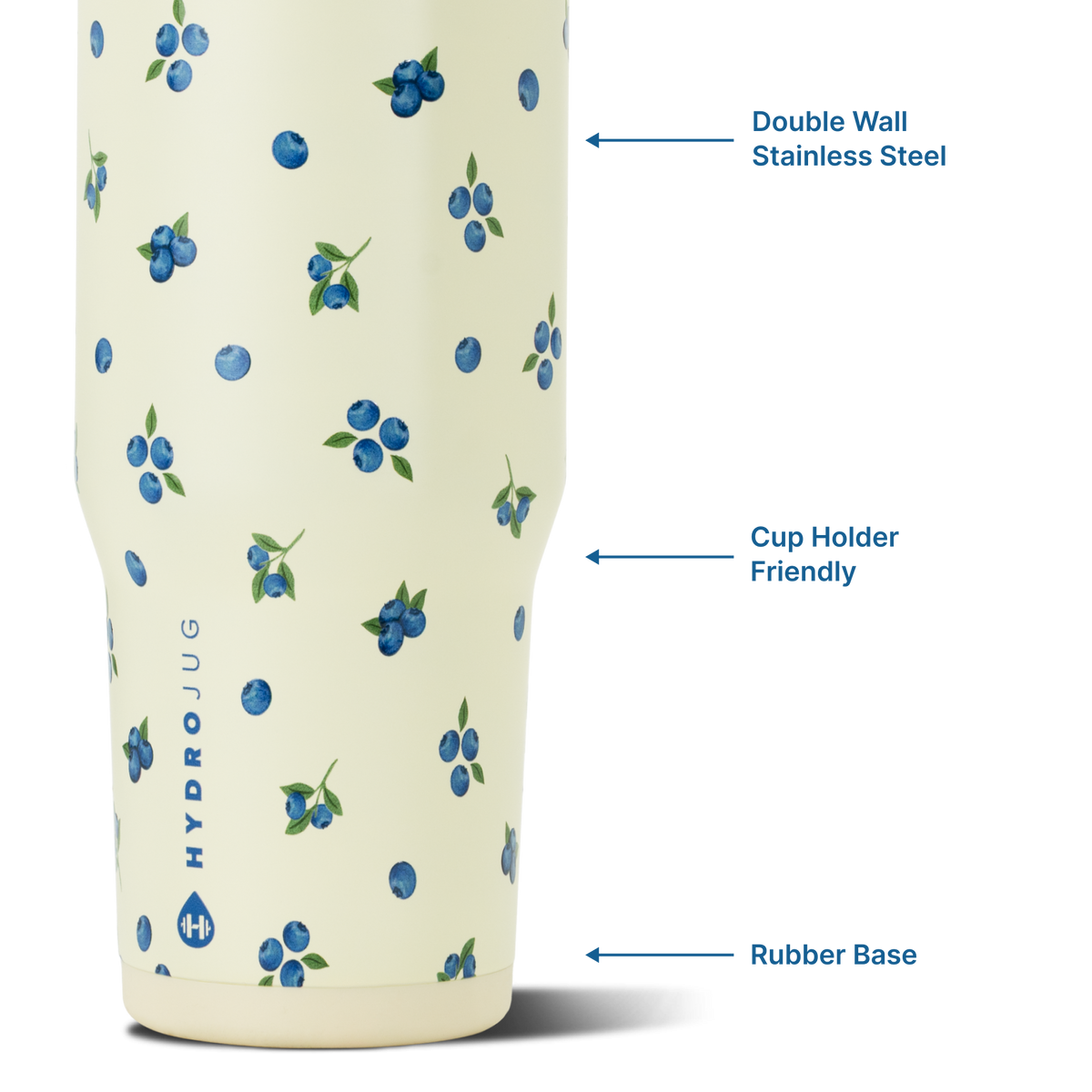 Freshly Pick'd 32oz Ease2o Features: Locking Lid, Stainless Steel, Rubber Base