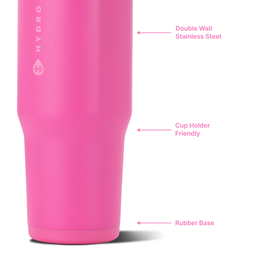 Razzle 32oz Ease2o Features: Locking Lid, Stainless Steel, Rubber Base