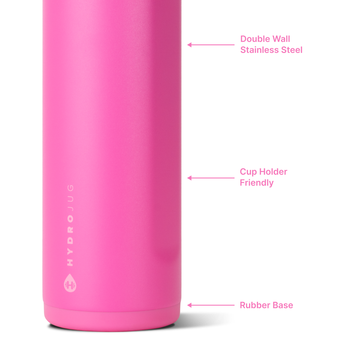 Razzle 24oz Ease2o Features: Locking Lid, Stainless Steel, Rubber Base
