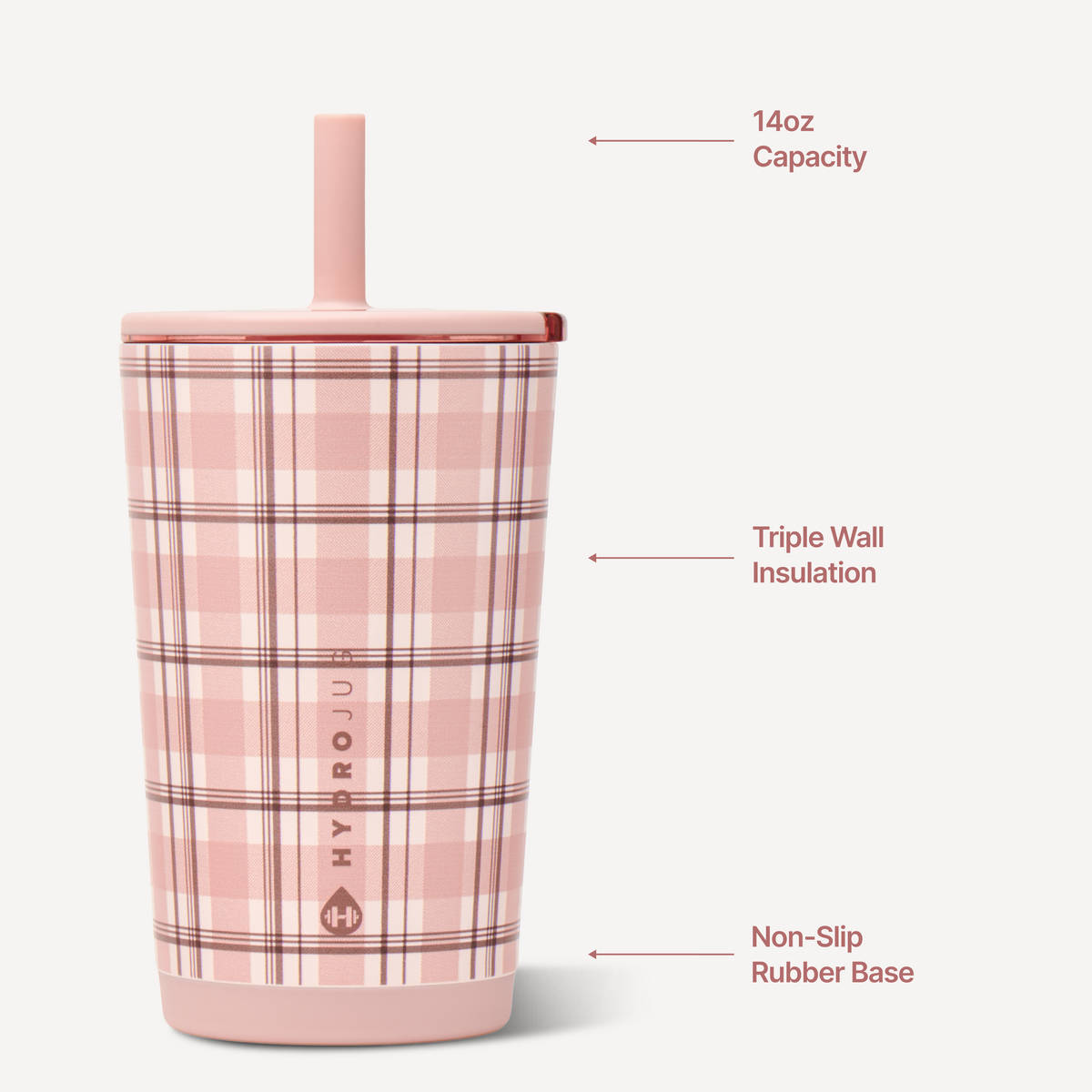Everyday Tumbler 14oz - Pillow Talk Plaid - image 5