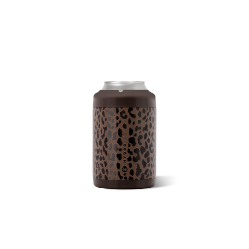 Can Cooler (Standard) - Brown Leopard