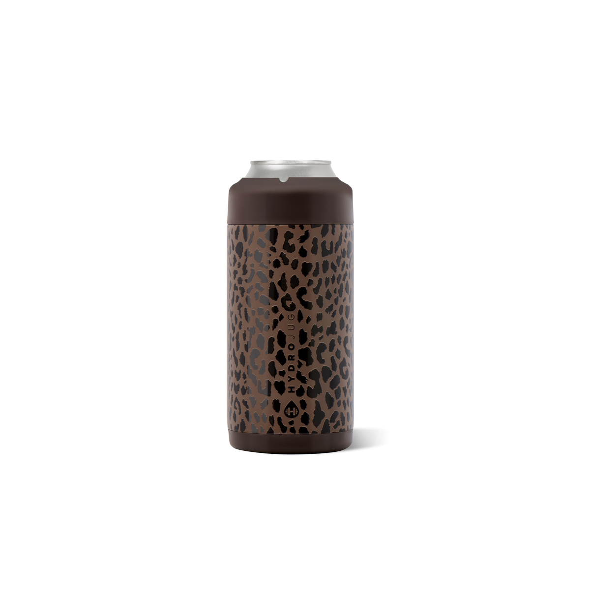 Can Cooler (Slim) - Brown Leopard