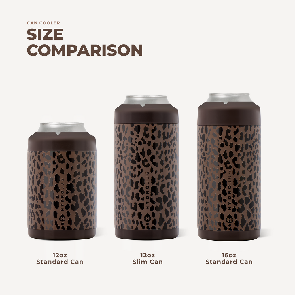 Can Cooler (Slim) - Brown Leopard - image 5
