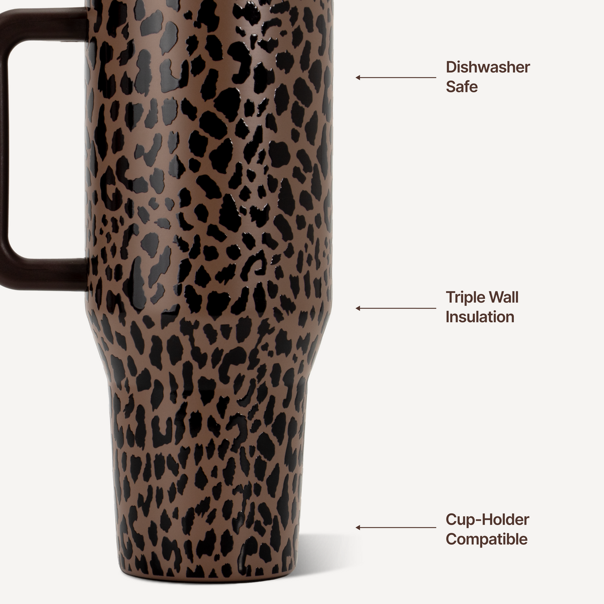 Traveler (40oz) - Brown Leopard - image 4