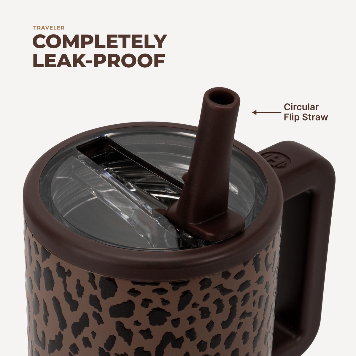 Traveler (20oz) - Brown Leopard - image 3