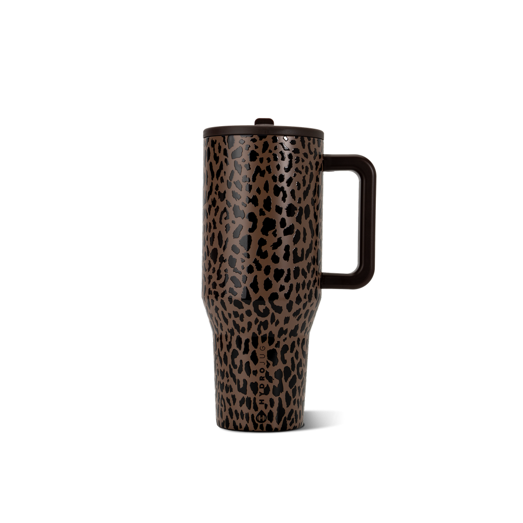 Traveler (32oz) - Brown Leopard